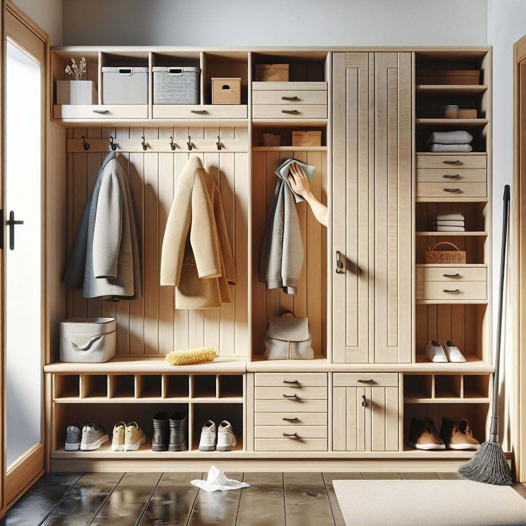 Maintenance ⁤Tips to Keep Your Mudroom Cabinets ‌Looking‌ New