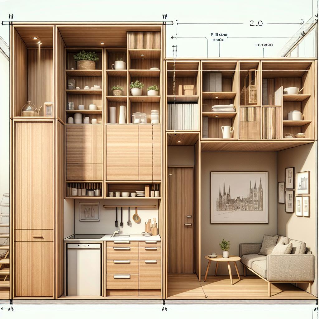 Maximizing Vertical ‌Space: Innovative ⁣Cabinet Designs for ⁢Tiny Homes