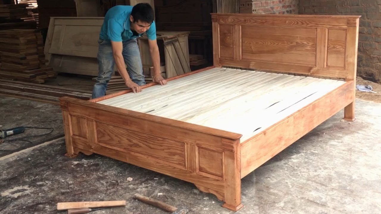 #Amazing Techniques Carpenters Woodworking Skills Easy - How To Building And Assembly A Bed