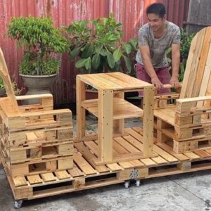 Amazing Woodworking Project Garden Furniture Design Ideas From Pallets - Build A Chairs With Tables