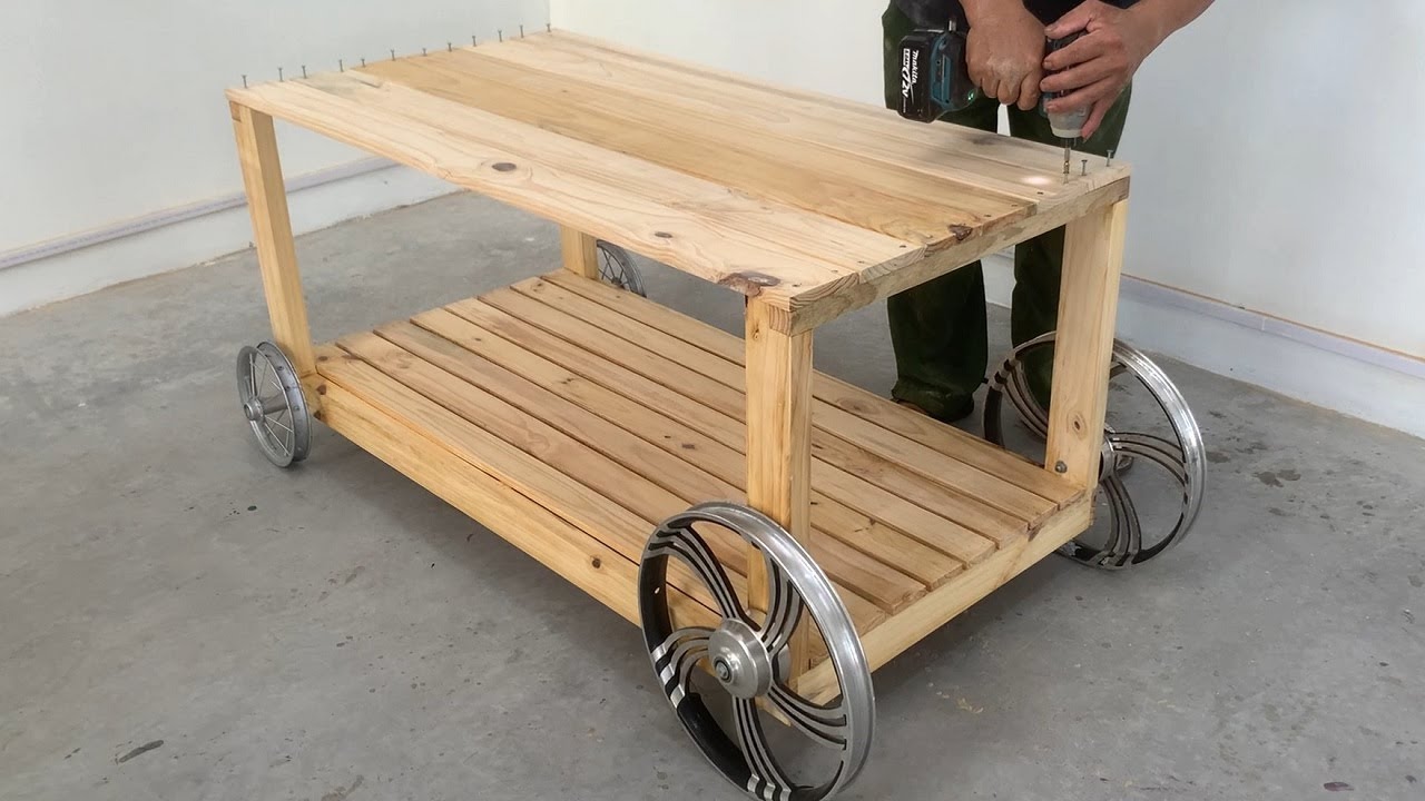 Amazing Homemade Ideas For Woodworking Projects Recycling Sure You Have Never Seen - Outdoor Table