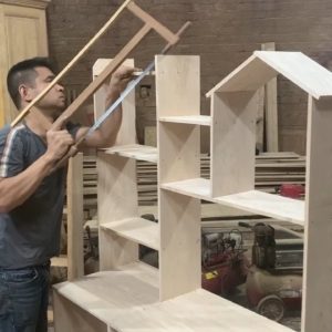 How To Build A Dream Desk Setup With Bookshelves - Techniques And Skills Woodworking Easy