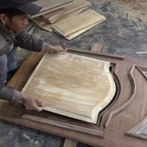 Amazing Techniques Woodworking // How To Build And Assemble A Beautiful Front Door