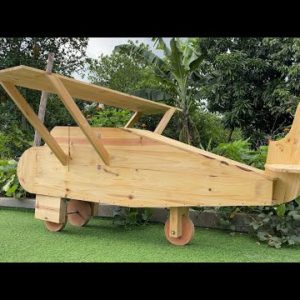 Large Wooden Helicopter For Kids  Woodworking Ideas from Discarded Wood #short #shorts