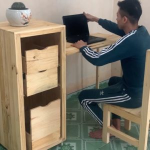 Amazing Innovative Woodworking Design Ideas Multi Functional Furniture Cheap From Old Pallets - DIY