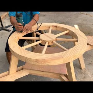 Woodworking Skills Virtuosity With Basic Tools // Ideas Simple Coffee Outdoor Table Save Space