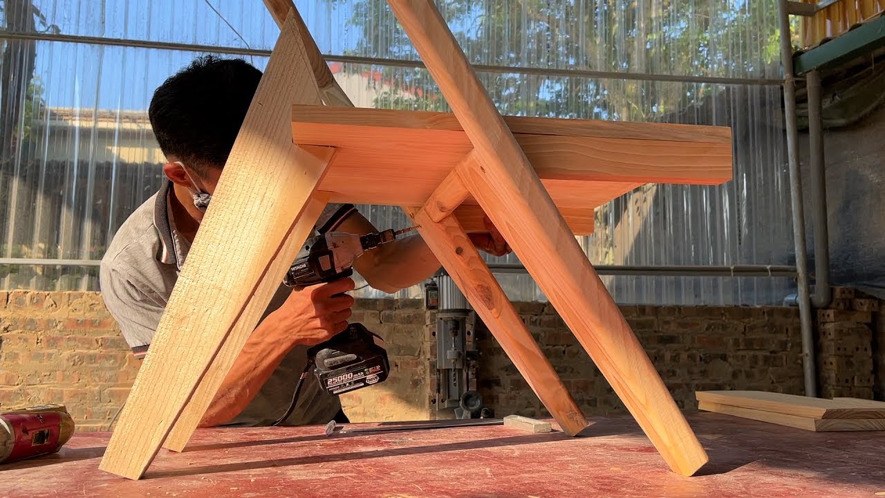 Amazing Woodworking Projects // Building a Simple Relaxation Bench For Beginners