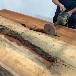 Video Most Amazing Woodworking Watching - Restore A Broken Wooden Board Into A Large Dining Table