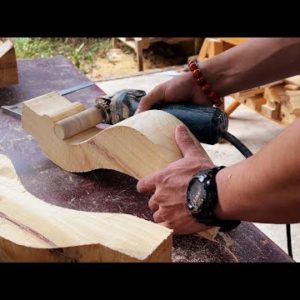 Amazing Wonderful Woodworking Skills// Carpenters Revive Old School  Renaissance Table.