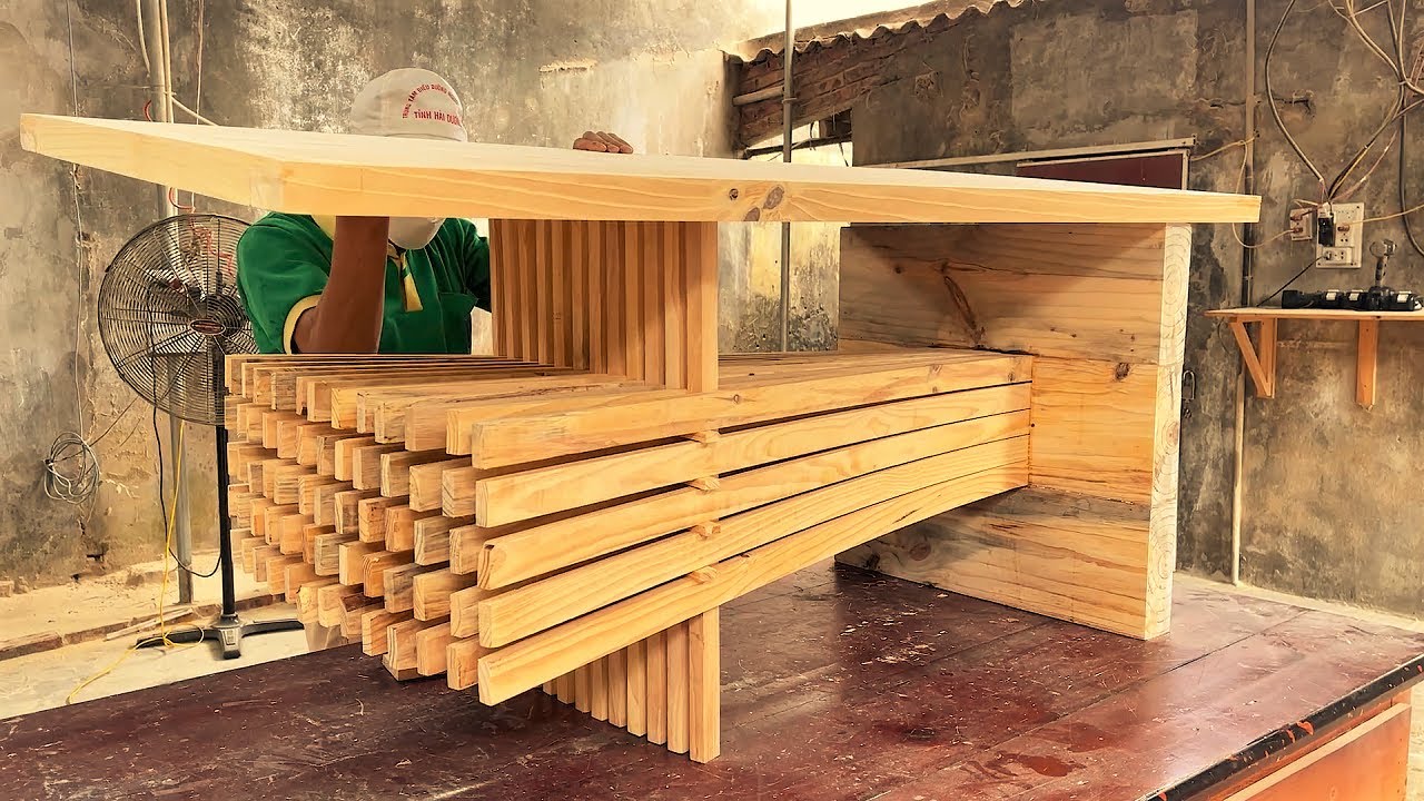 Always Creative Wonderful Woodworking // Design Ideas Beautiful Strange Legs Table You Never Seen