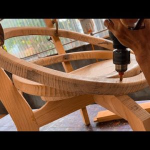 Quick BUILD A Galaxy CHAIR // Unique Design With Amazing Woodworking Techniques & Skills.