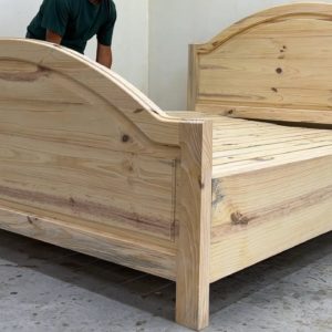 Amazing Peak Woodworking Art - Build A Bed With Artistic Curves