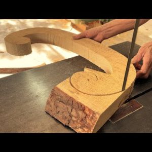 Extremely Ingenious Techniques and Skills Woodworking Crafts Worker || Unique Curved Wood Furniture