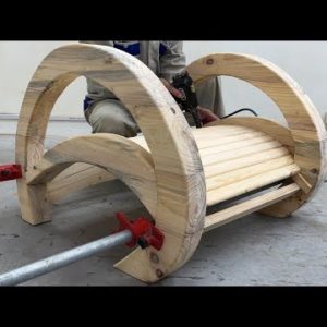 Amazing Woodworking Extremely Skillful Art Of Carpenter Creates Curves Incredible - Ingenious Skill