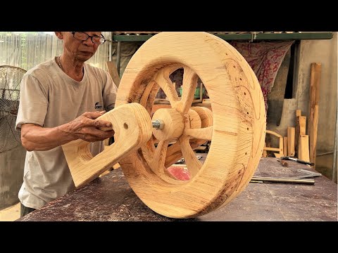 Wooden Large Displacement Motorbike Decorate Living room // Amazing Woodworking Ideas And Skills