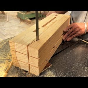 Build A King Chair WOODEN Throne // With Amazing Woodworking Techniques and Craft Skills