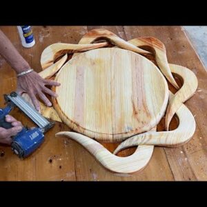 Handtool Woodworking Skill_Unique Coffee Table