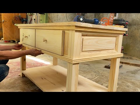 Extremely Ingenious Skills Hard Woodworking Crafts Worker || Coffee Table Wood Furniture