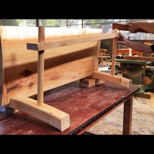 Very Quickly Build Japanese Style Bench.
