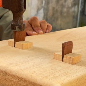 Woodworking Tips  Make A Bench Tightly Without Any Nails.