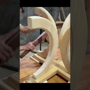 4-Legged Curved Table Post