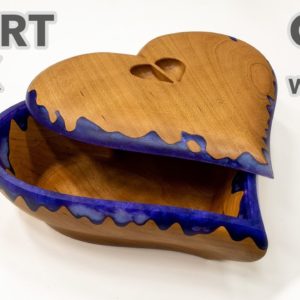 Heart Box – CNC Woodworking – Making an epoxy and wood box with a CNC router