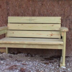 Easy Homemade Garden Bench