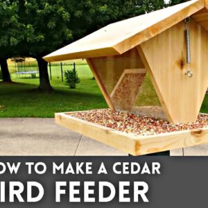 Step-by-Step Guide to Creating a Bird Feeder through Woodworking // I Like To Make Stuff