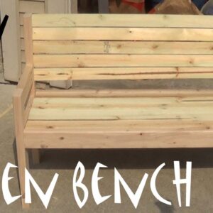 Building a Garden Bench |  Steve's Design