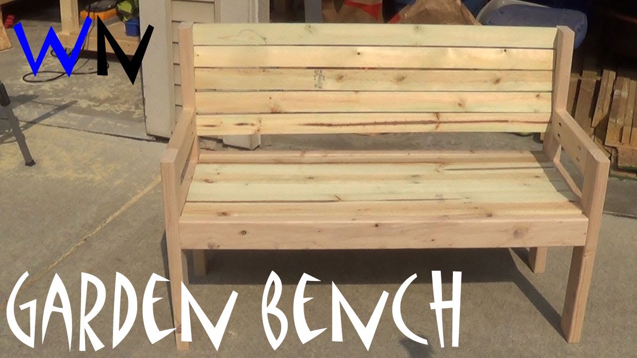 Building a Garden Bench |  Steve's Design