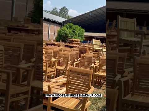 Garden Furniture, Stackable Chairs, Teak Outdoor Benches, Extending Table Made From Solid Teak Wood