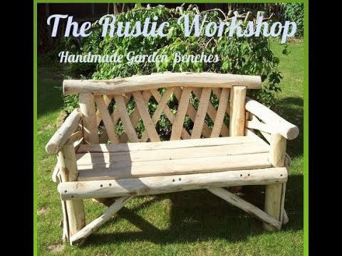 Handmade Rustic Garden Benches From The Rustic Workshop