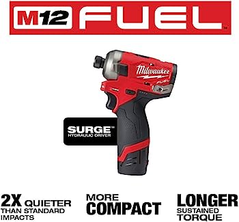 M12â¢ FUELâ¢ SURGEâ¢ 1/4 in. Hex Hydraulic Driver 2 Battery Kit review