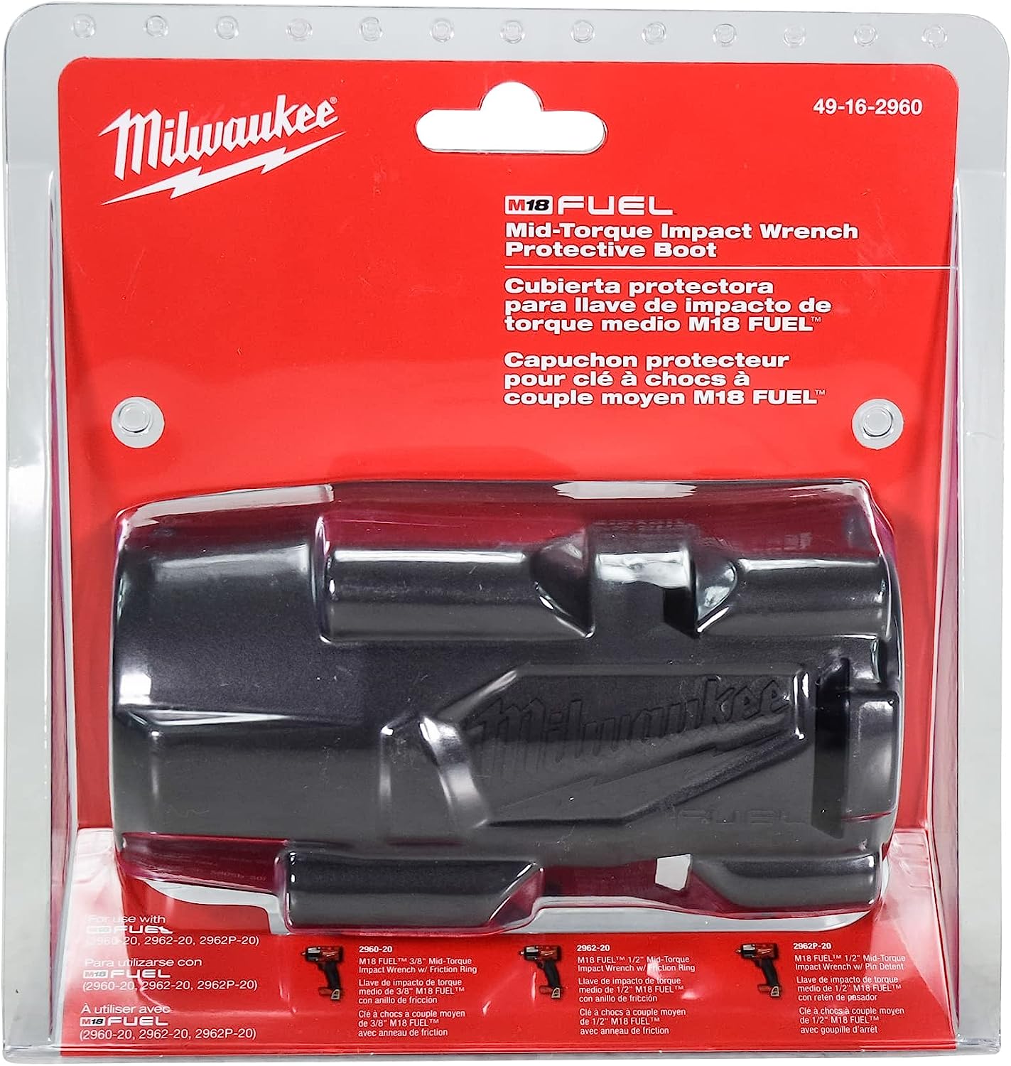 Milwaukee 49-16-2960 M18 Fuel Mid-Torque Impact Wrench Rubber Protective Boot Review