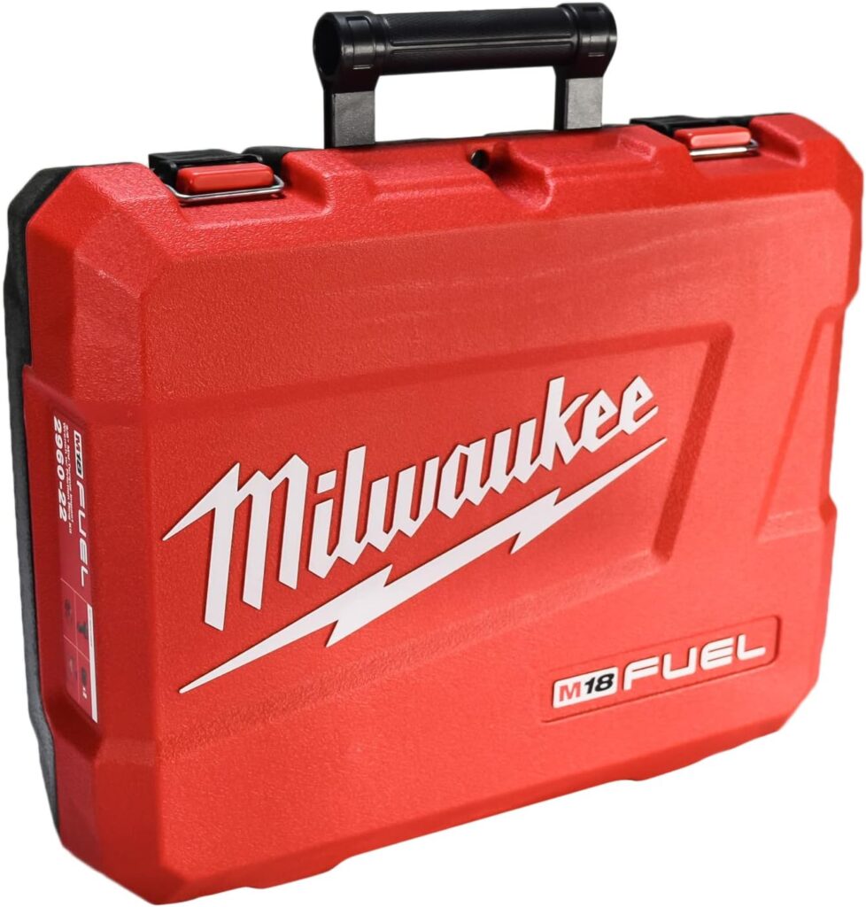 Milwaukee M18 18V Fuel 3/8 Mid-Torque Impact Wrench Kit Cordless Lithium-Ion Brushless 2960-22 with (2) 5Ah XC Batteries, Charger  Carrying Tool Case