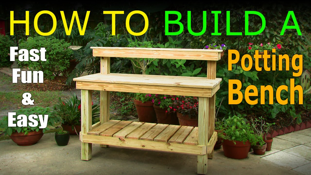 DIY | How to Build a Potting Bench / Work Bench | Official Video