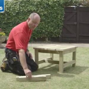 How to build a garden bench and table with Wickes