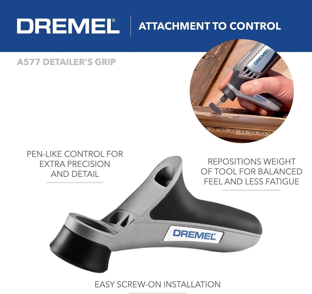 Dremel 4000-2/30 Variable Speed Rotary Tool Kit - Engraver, Polisher, and Sander- Perfect for Cutting, Detail Sanding, Engraving, Wood Carving, and Polishing- 2 Attachments  30 Accessories