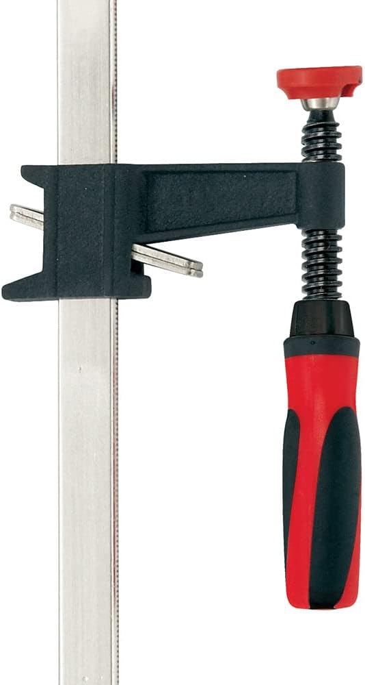 Bessey Clutch Style Bar Clamps - 24 In 600 lb - GSCC2.524- Woodworking Clamps with Ergonomic Handle, Non-Marring Pads, Durable Cast-Iron Jaws  Serrated Rail for Carpentry  Cabinetry