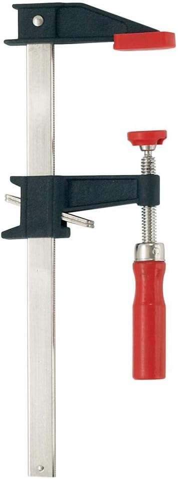 Bessey Clutch Style Bar Clamps - 24 In 600 lb - GSCC2.524- Woodworking Clamps with Ergonomic Handle, Non-Marring Pads, Durable Cast-Iron Jaws  Serrated Rail for Carpentry  Cabinetry