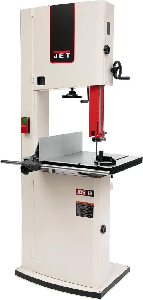 JET JWBS-18-3, 18-Inch Woodworking Bandsaw, 3 HP, 1Ph 230V (714750)