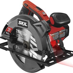 SKIL 15 Amp 7-1/4 Inch Circular Saw with Single Beam Laser Guide - 5280-01