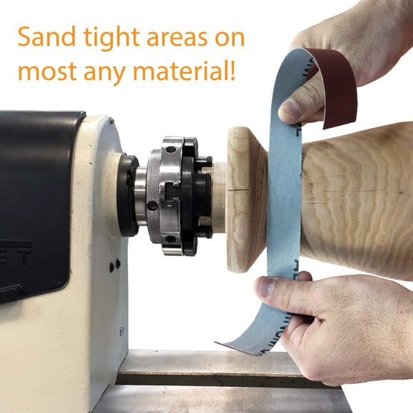 Steel Sandpaper Dispenser: 5 Rolls of Cloth Abrasive for Multiple Uses - Image 3