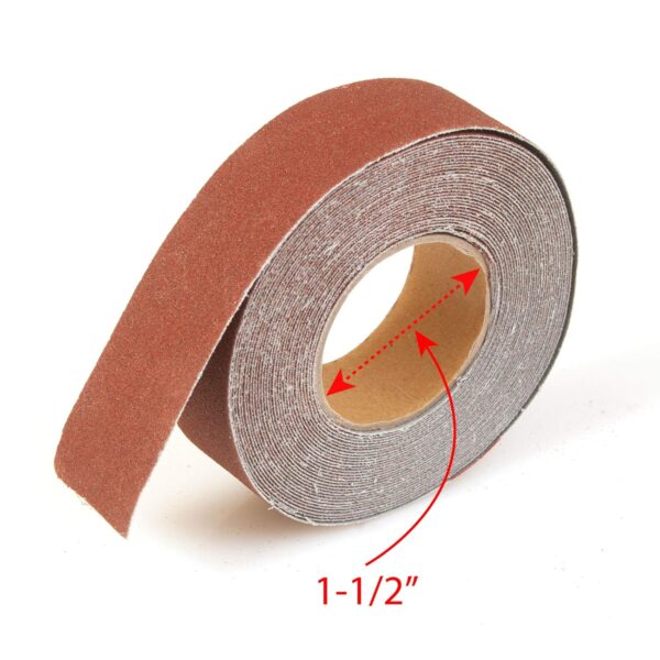 Steel Sandpaper Dispenser: 5 Rolls of Cloth Abrasive for Multiple Uses - Image 4