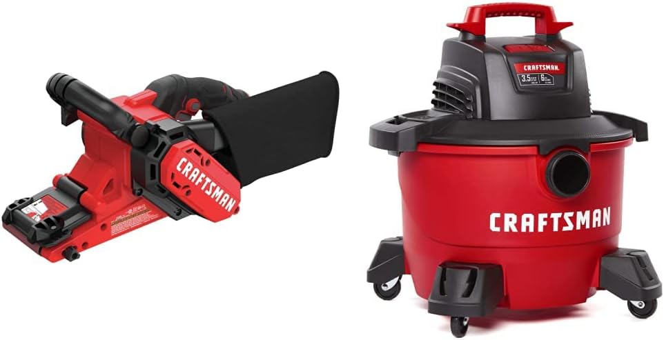 CRAFTSMAN Belt Sander, 3 inch x 21-inch, 7 Amp, Corded (CMEW213)