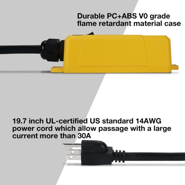 Automatic Vacuum Switch: Power Tool Control for Dust Collection, Load Sensing, Circuit Protection & Timer Functions - Image 5