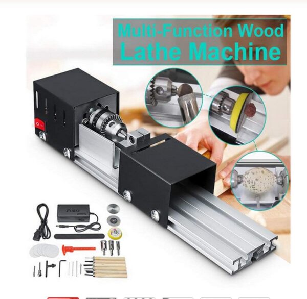 Ultimate DIY Mini Lathe Machine Tool for Woodworking and More - Image 2