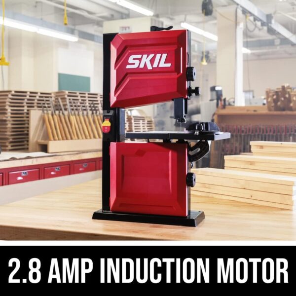 SKIL 2.8 Amp 9 In. 2-Speed Benchtop Band Saw: The Ultimate Woodworking Tool - Image 2