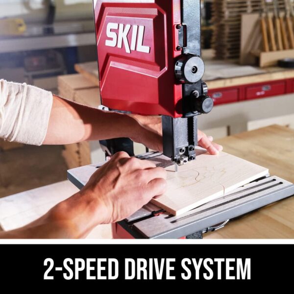 SKIL 2.8 Amp 9 In. 2-Speed Benchtop Band Saw: The Ultimate Woodworking Tool - Image 3