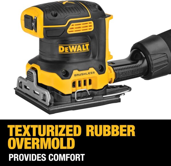 DEWALT DCW200B 20V MAX XR Cordless Variable Speed Sander - Tool Only - Image 6